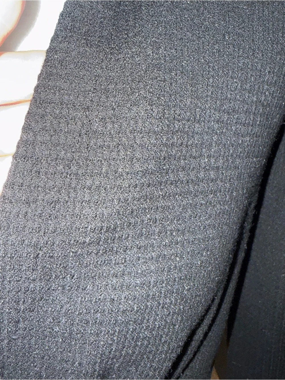 Zara Black Cropped Wrap Long-Sleeve Top